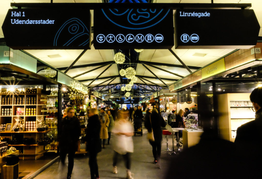 Torvehallerne market in Copenhagen, Denmark