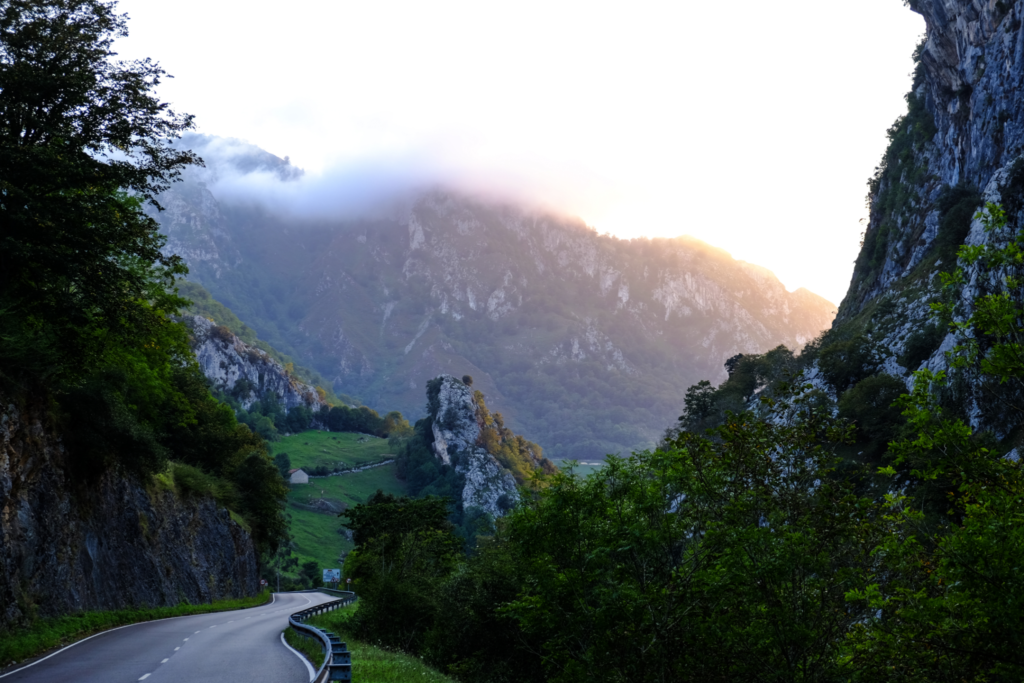 Pristine Asturian countryside.