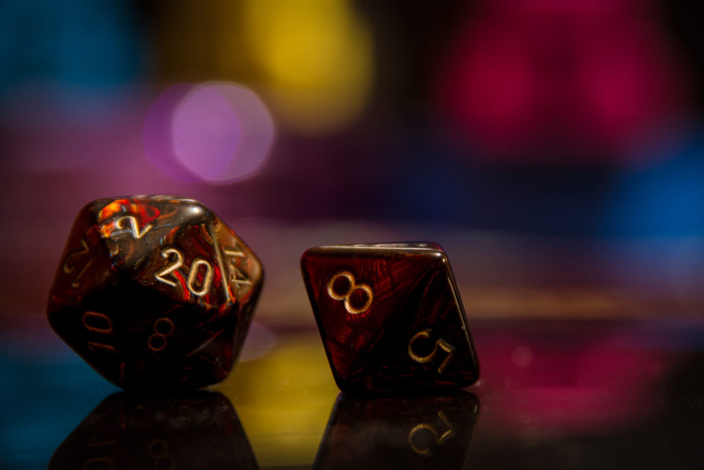 Dungeons and Dragons dice