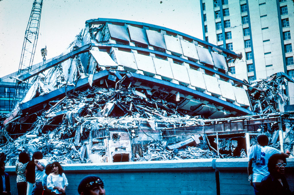 Pino Suarez Apartment Complex - Mexico City earthquake - September 1985 - public commons