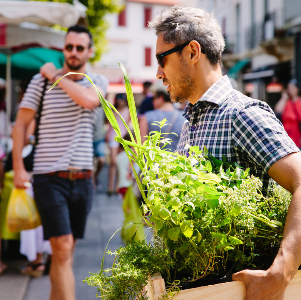 Kevin at the Farmer's Market